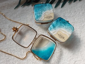 506.オーシャンレジンアート 海のミニバッグ