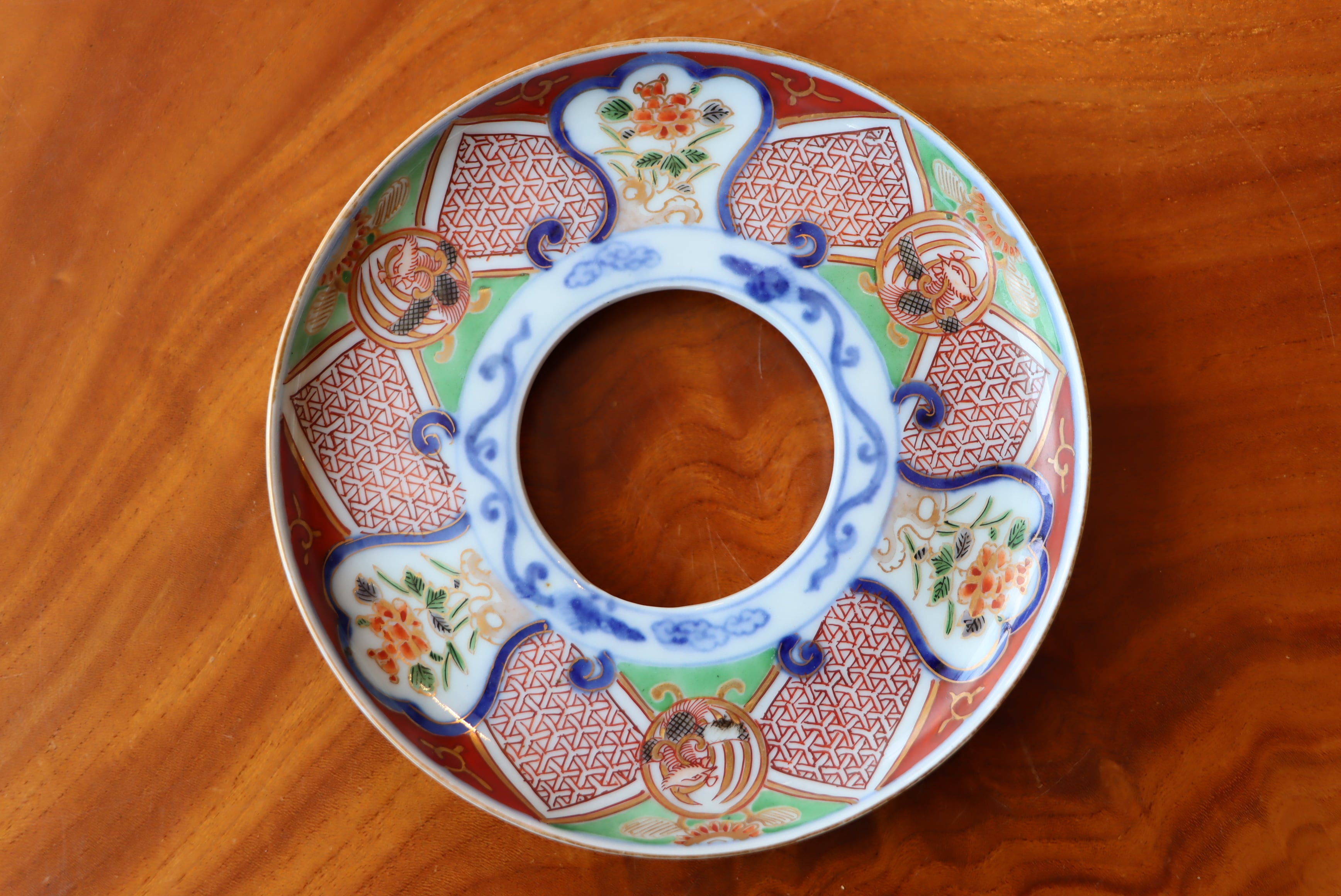 盃台 大聖寺伊万里 色絵 鳳凰花文 | (有)新原美術