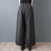 シワ加工 ワイド リラックスパンツ 00311