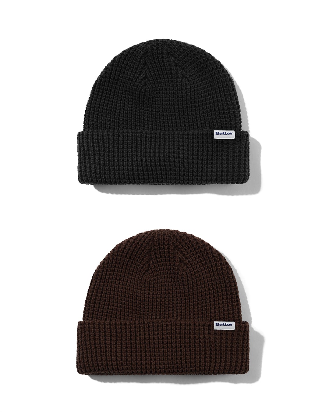 BUTTERGOODS|Distressed Waffle Knit Beanie -2Color-