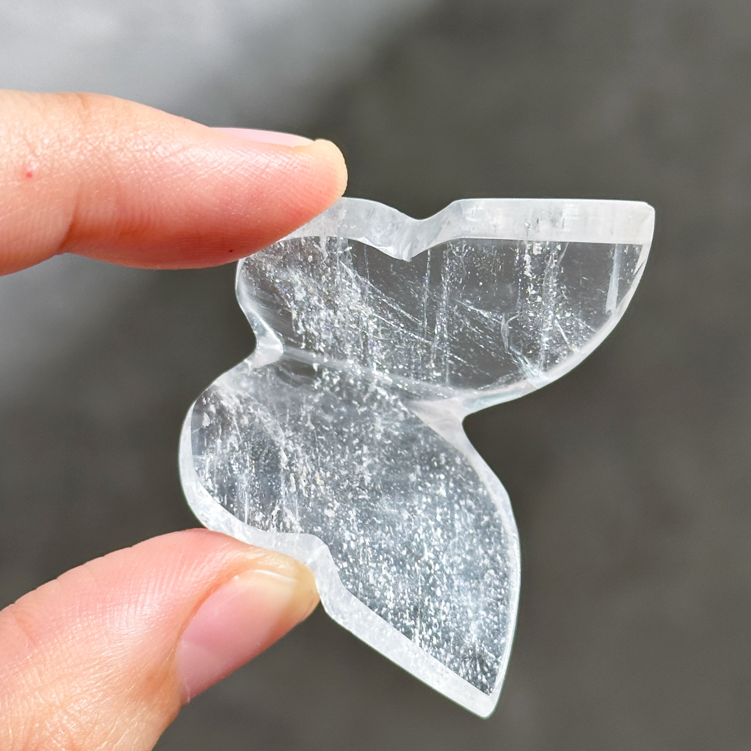 クリアクォーツ 3D蝶 03◇ Clear Quartz Butterfly ◇天然石・鉱物