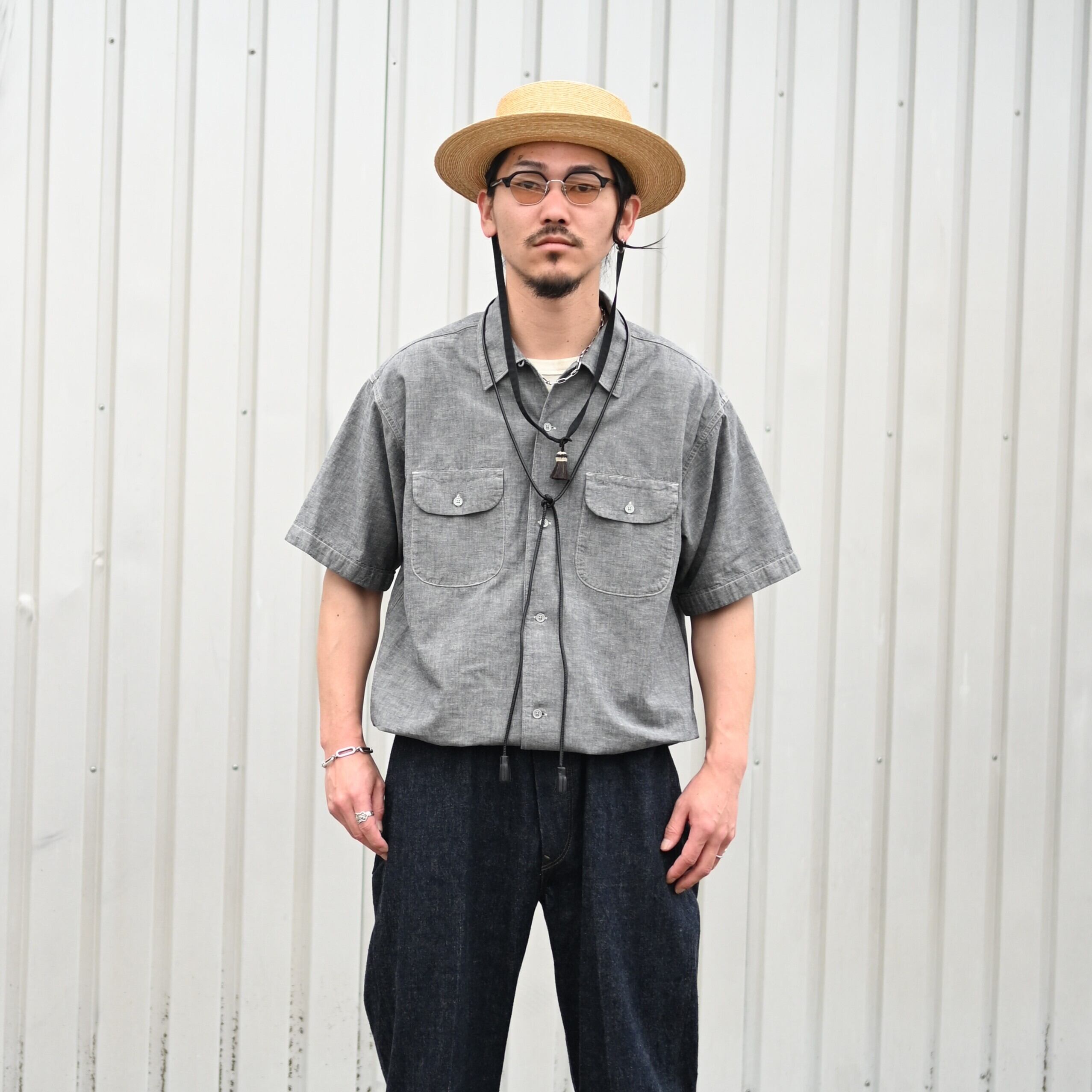 OLD JOE (オールドジョー）GATHERED WAIST MARLBORO SHIRTS (Short