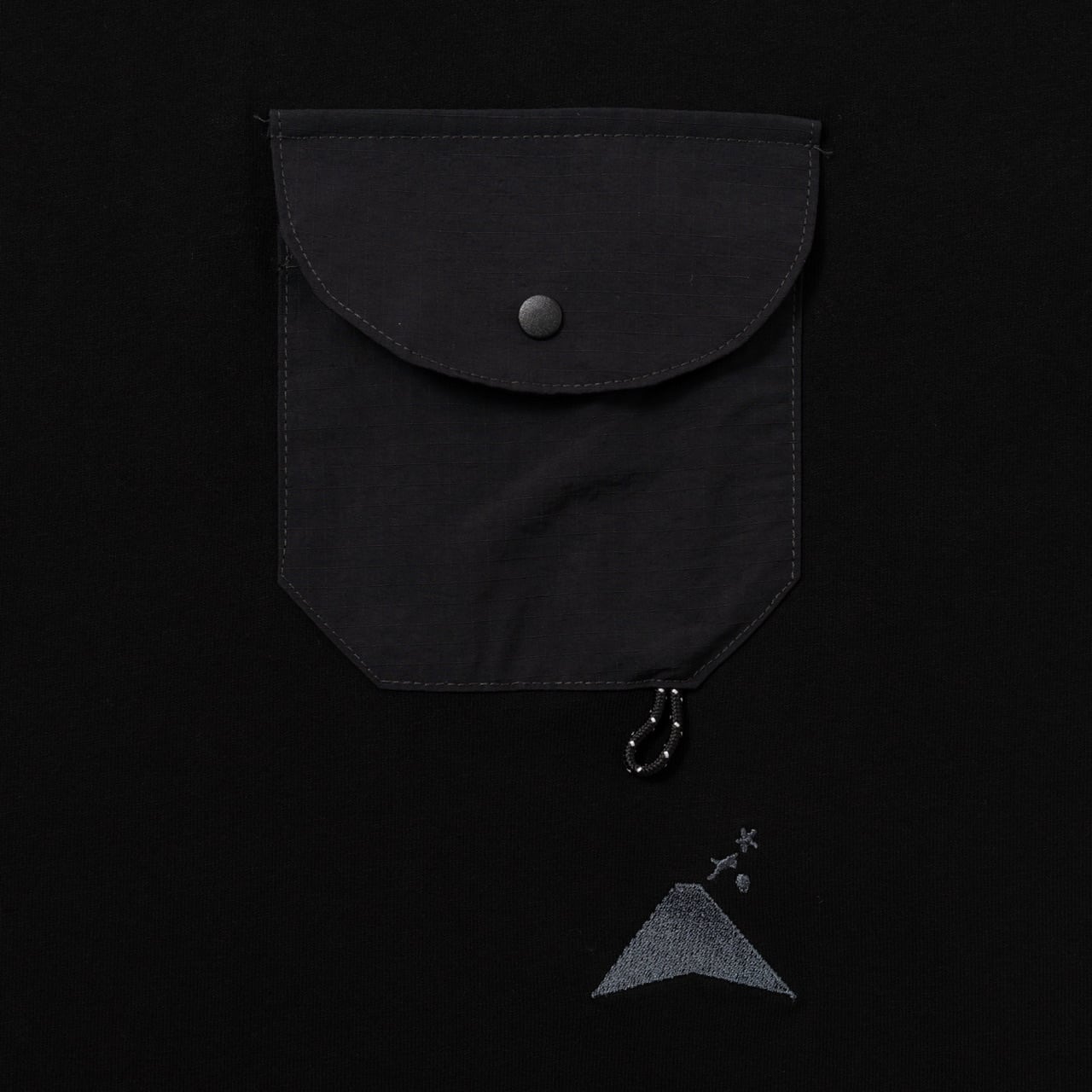 ANSWER* STITCH L/S TEE BLACK | What's up?