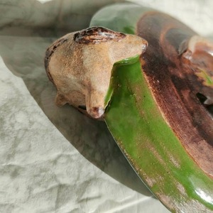 お皿に乗りたい、がんばるお馬ちゃんの小皿1