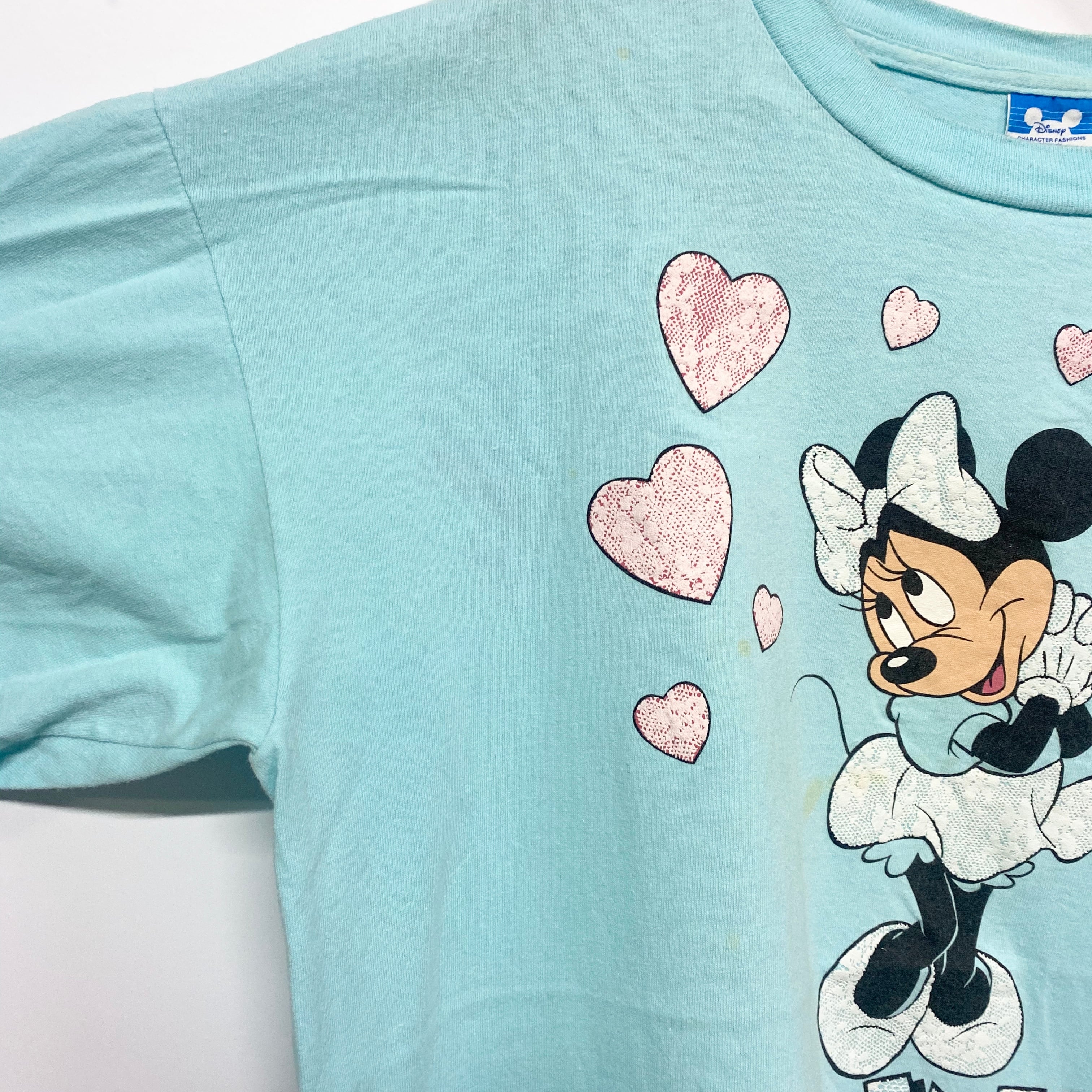 80年代 Disney ディズニー Minnie ミニーマウス プリントTシャツ
