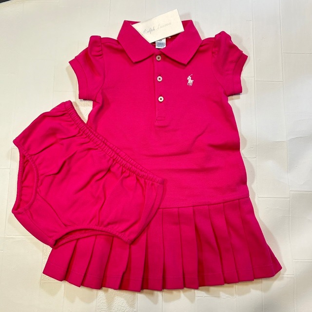 【80/90cm】ベビー（女の子）ワンピース　