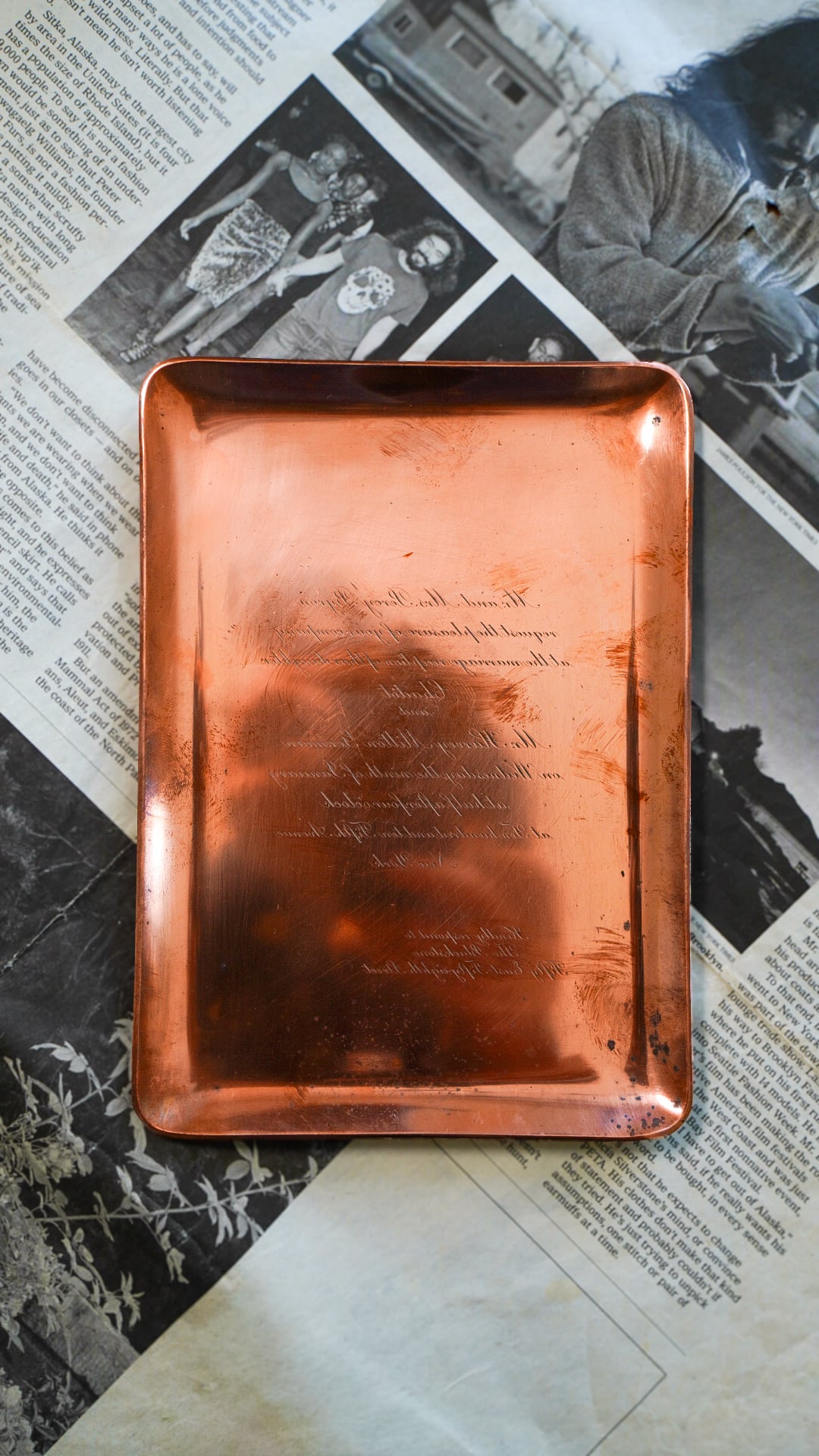 【1920s】CARTIER カルティエ レセプション トレイ《ジュエリートレイ 小物置き ブロンズ ヴィンテージ》