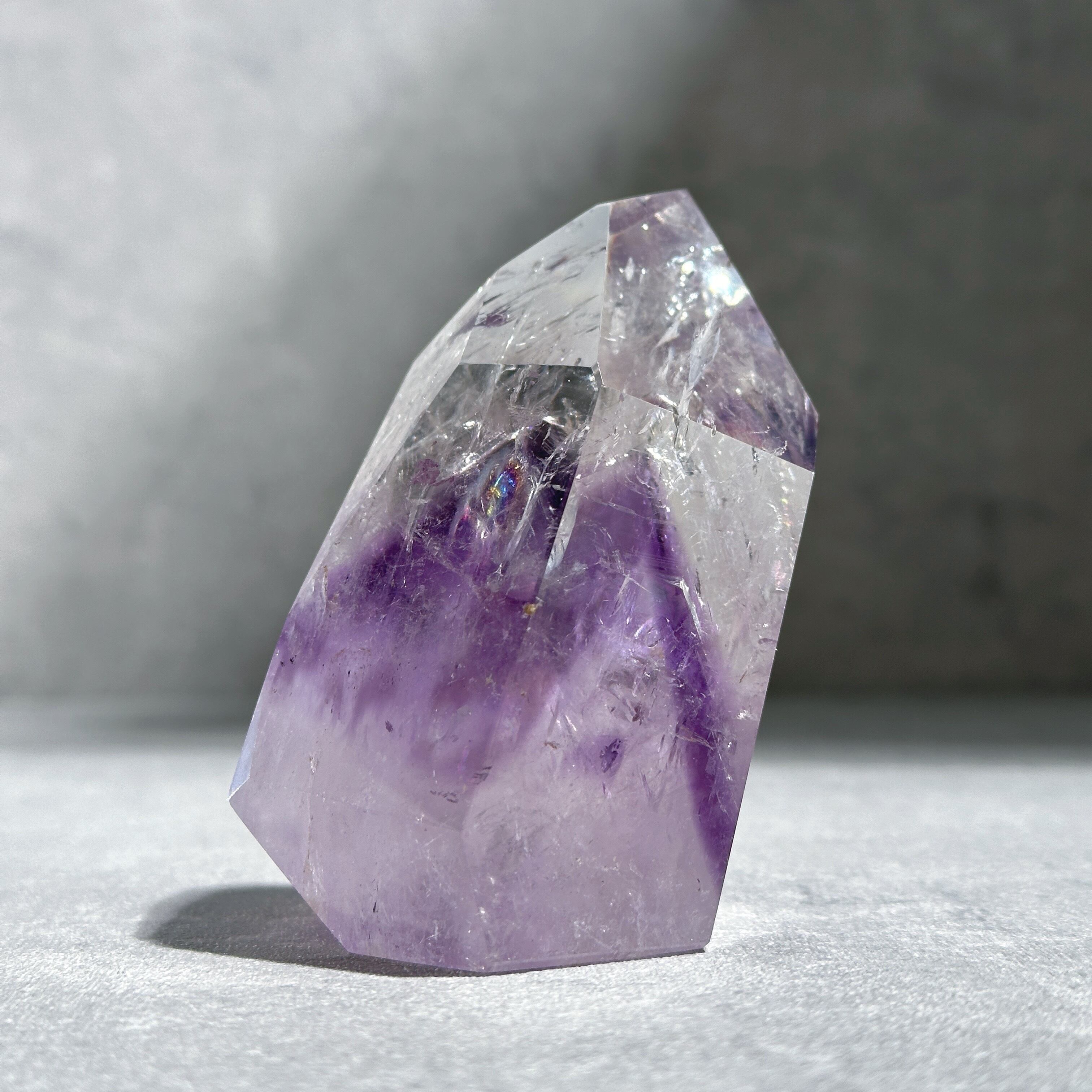 ハイクオリティ】ファントムアメジスト フリーフォーム35◇ Amethyst