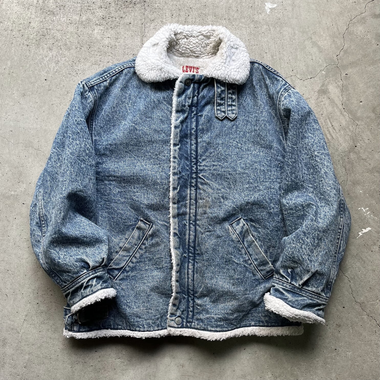 USA製 80年代 Levi's リーバイス 57513-0207 ケミカルウォッシュ B