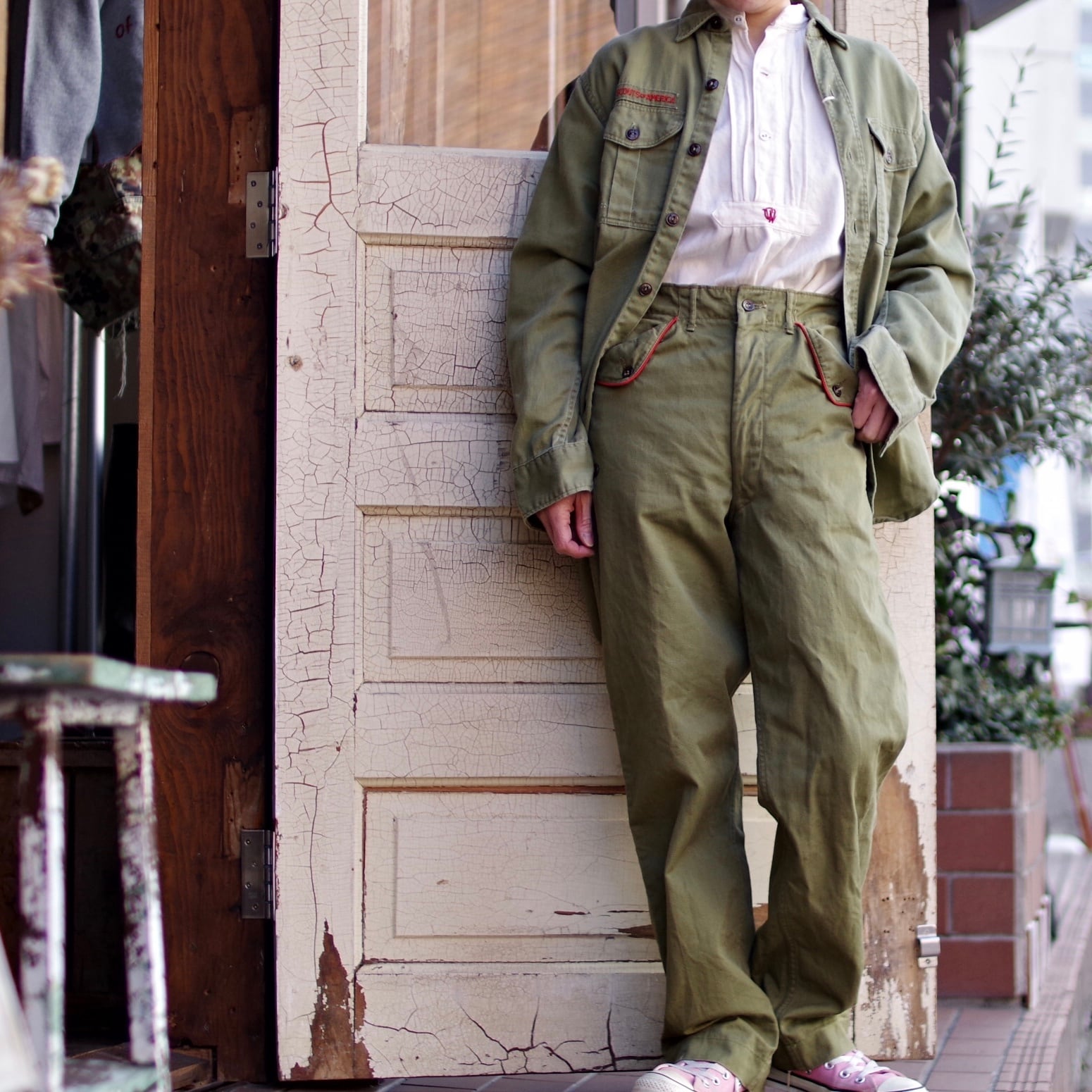1960s Boy Scout Cotton Pants / BSA / 60年代 ボーイスカウト