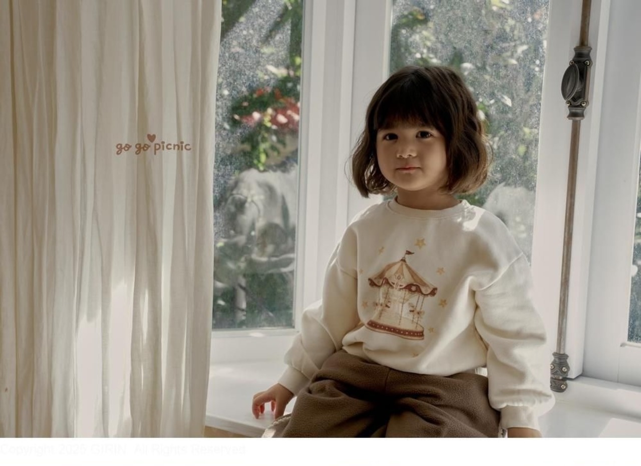 韓国子供服 / 26winter / GOGOPICNIC / サーカストレーナー / キッズ / 冬服 *XS~XL*