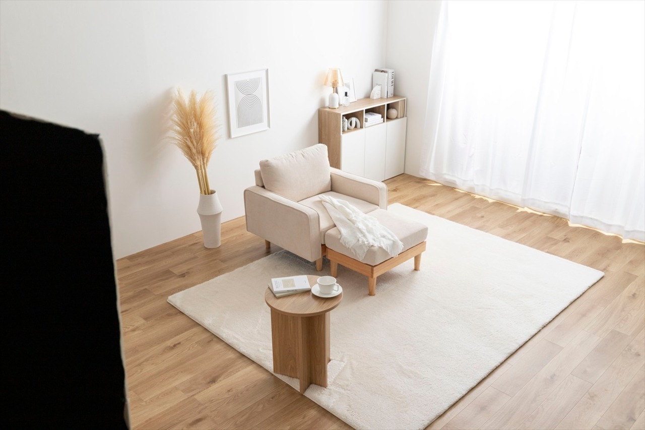 1人掛けコーデュロイソファ