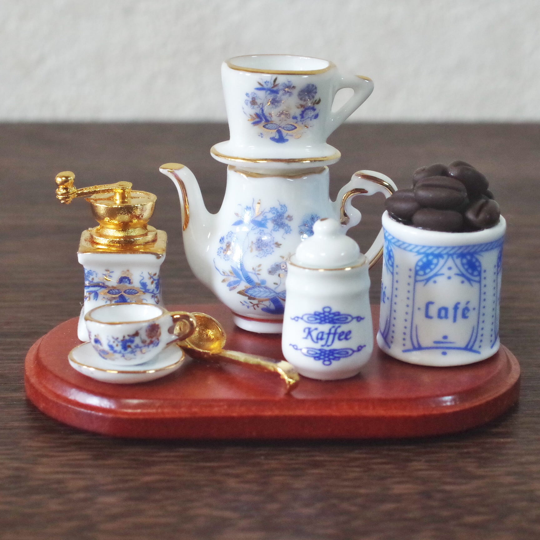 限定品】ロイター ミニチュア コーヒータイム | 木のおもちゃ専門店