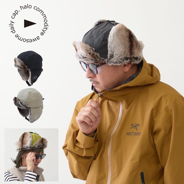 halo.commodity [ハロ コモディティ] Medere Trek Cap [h233-210] マディラタックキャップ・アウトドアキャップ・ボアキャップ・おしゃれキャップ・ポリエステル・防寒・もこもこ・フリースキャップ MEN'S / LADY'S [2023AW]