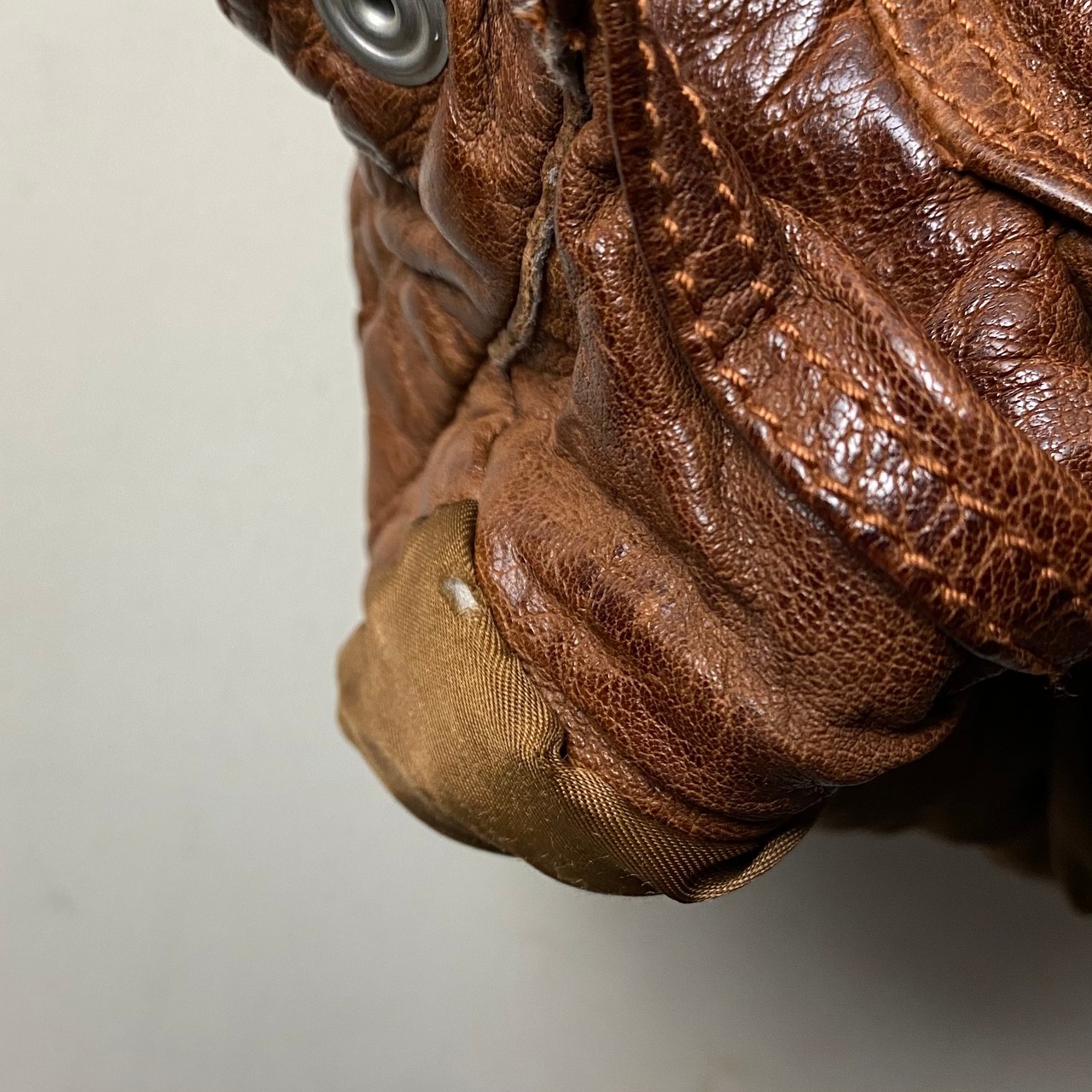 NEIL BARRETT buffalo leather blouson