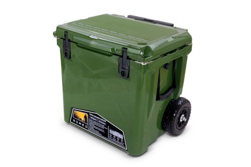 pegoo Hard Cooler Box TOW(ｸｰﾗｰﾎﾞｯｸｽ ﾀｲﾔ付き) 45QT AG