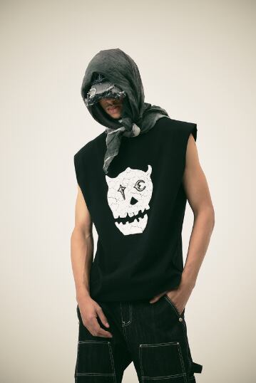 THUG CLUB] Camo Spray-Washed Scarf 正規品 韓国ブランド 韓国通販
