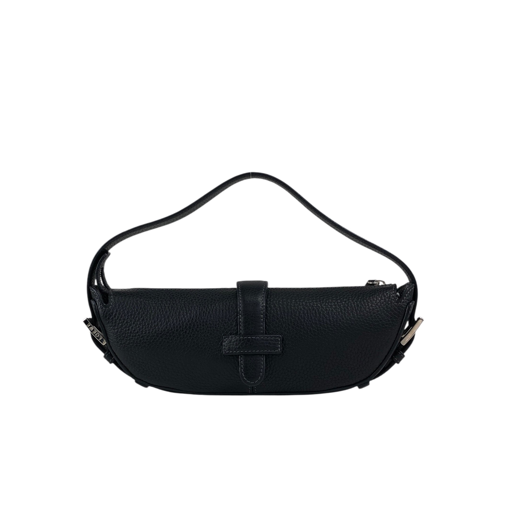 LOEWE ロエベ ハンドバッグ ブラック レザー センダ vintage