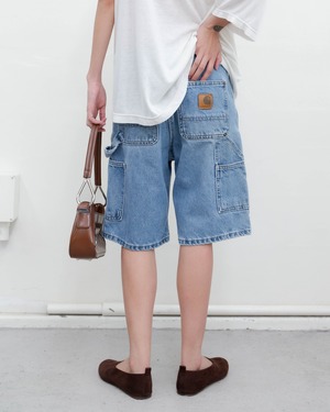 1990-00s Carhartt - double knee denim baggy shorts