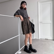 Leopard half PT/khaki