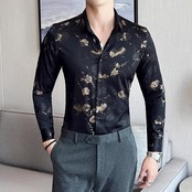 edge rose print shirt tops 00189