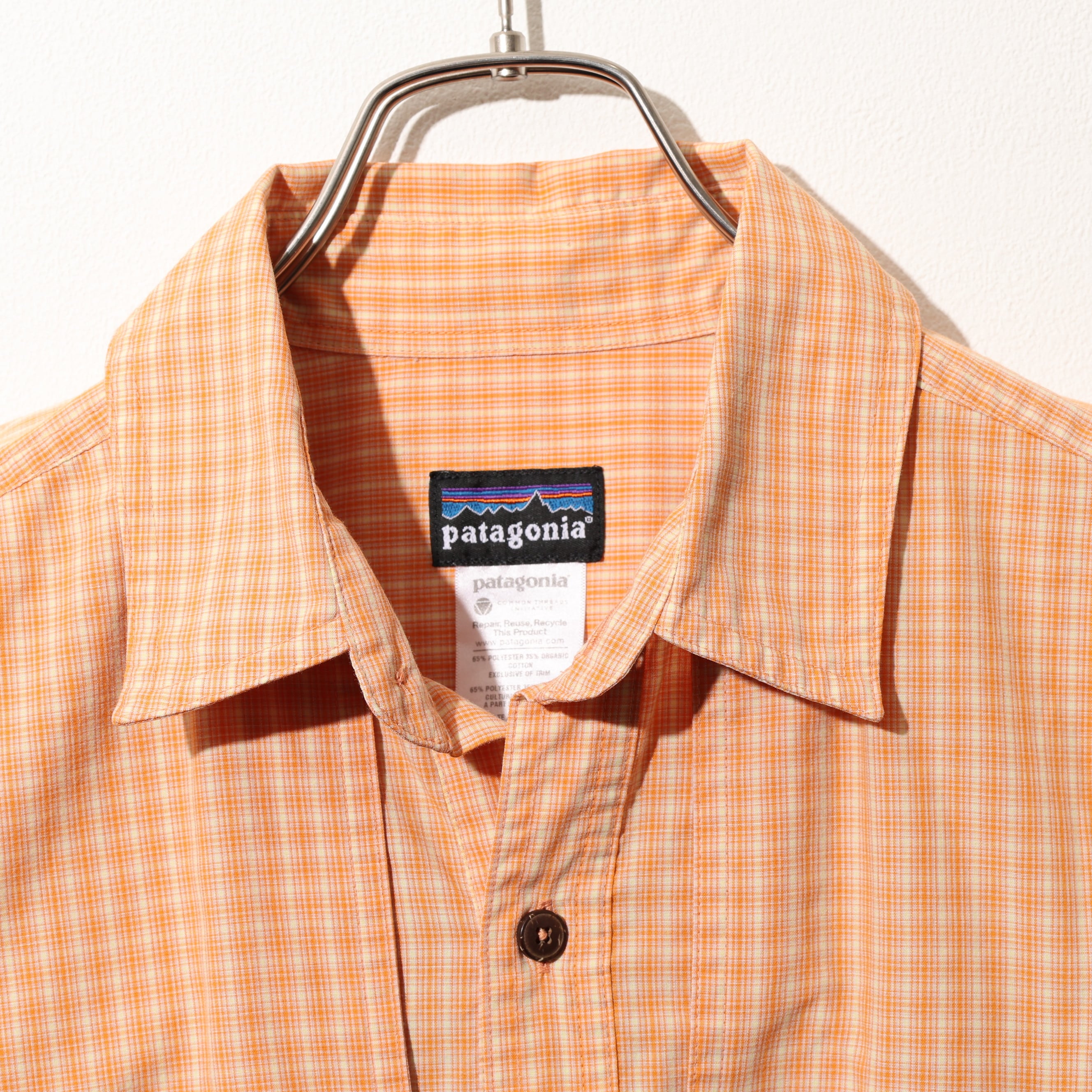 近*蔵様 名作 Patagonia アイランドホッパーシャツ SP22 オレンジ M 11年 Island Hopper Shirt パタゴニア Patagonia Island Hopper