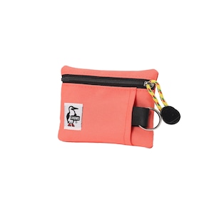 CHUMS チャムス キーコインケース CH60-3574 定期入れ付きキーケース コインケース リサイクル素材使用 CoralOrange