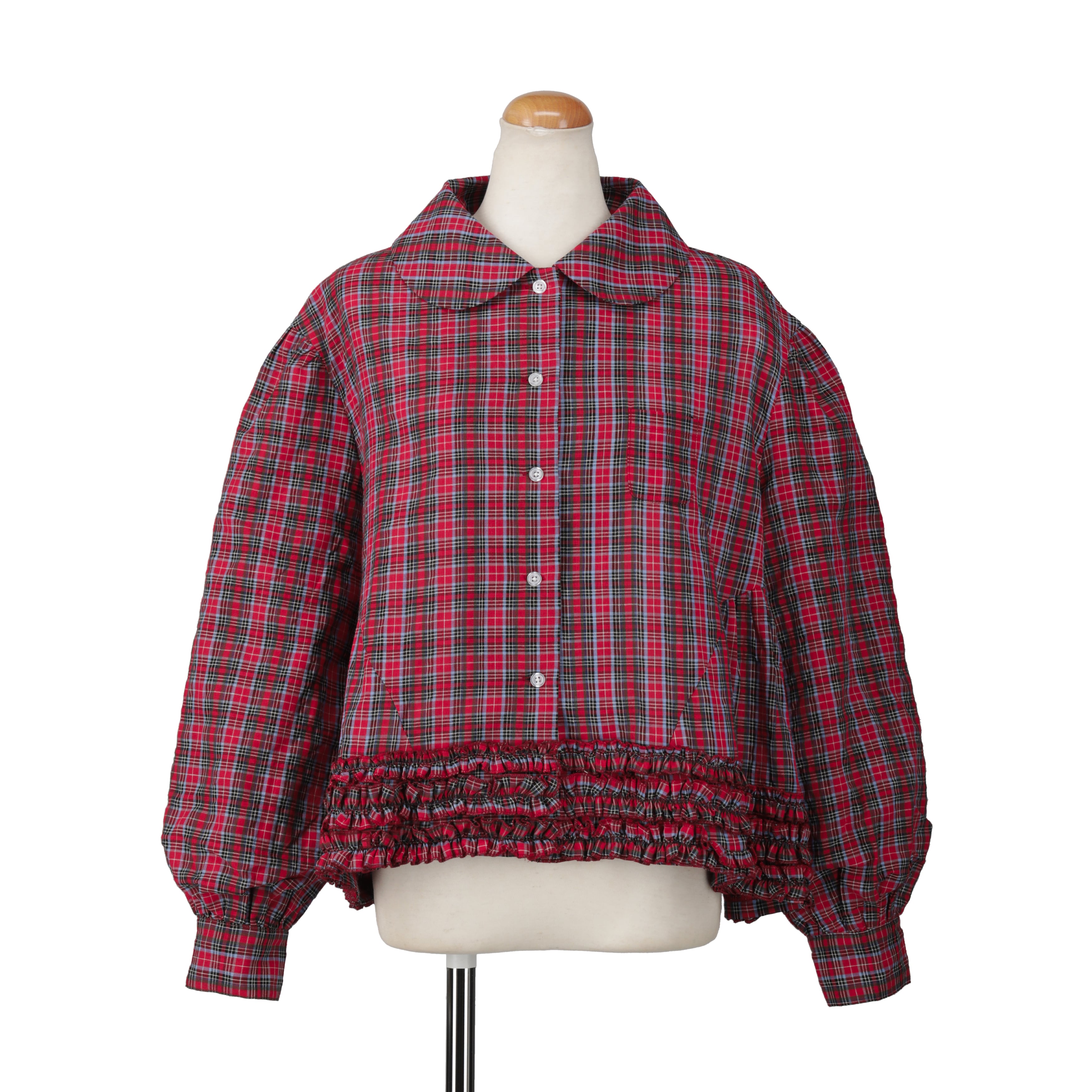 フリルブラウス　RED