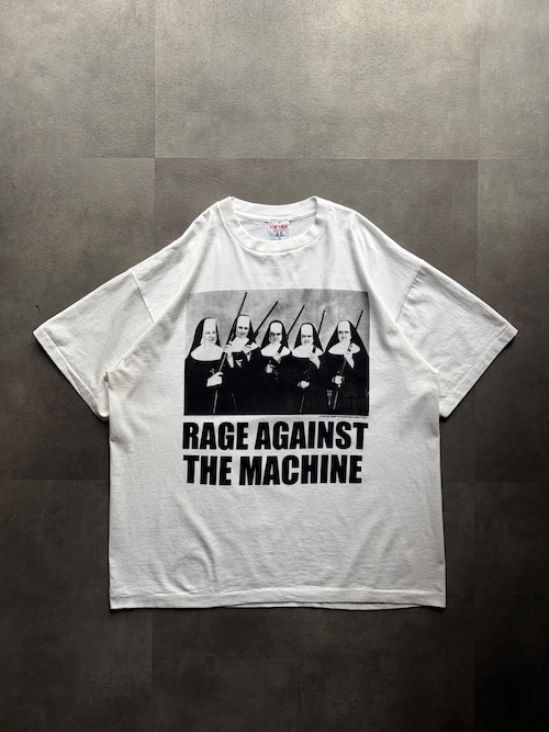 RAGE AGAINST THE MACHINE レイジアゲインストザマシーン Tシャツ XL ホワイト