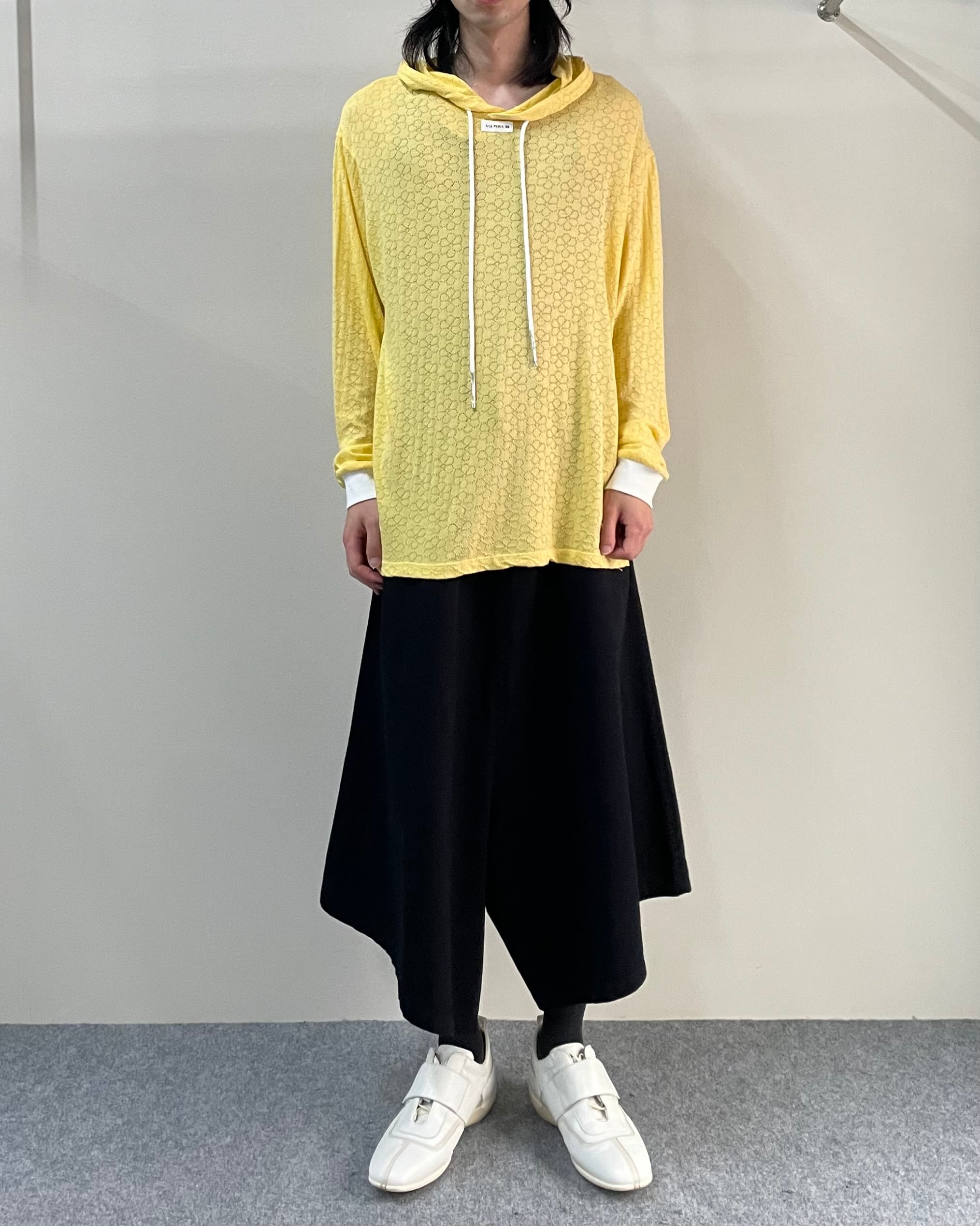 VIA PIAVE 33】LONG-SLEEVE DAISY HOOD | blendmarket