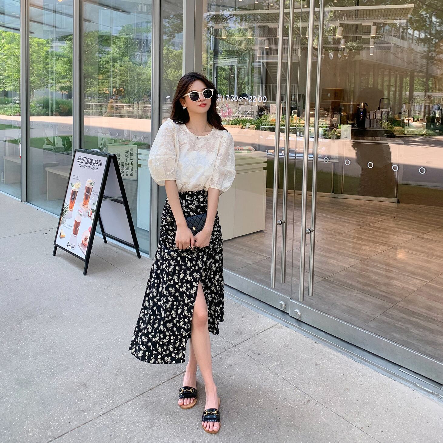 サマースタイルホワイトレースシャツ トップス 夏物 6Du_Shop_Women32712924459