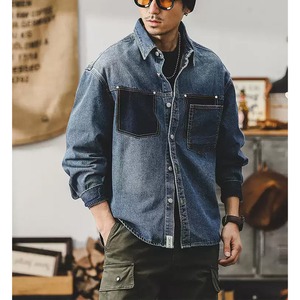 Work pocket denim shirt 0282