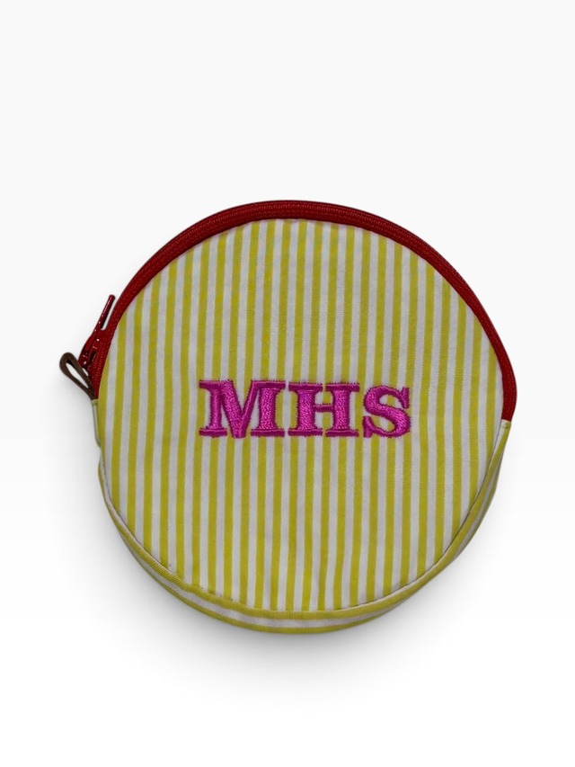 播州織　round pouch