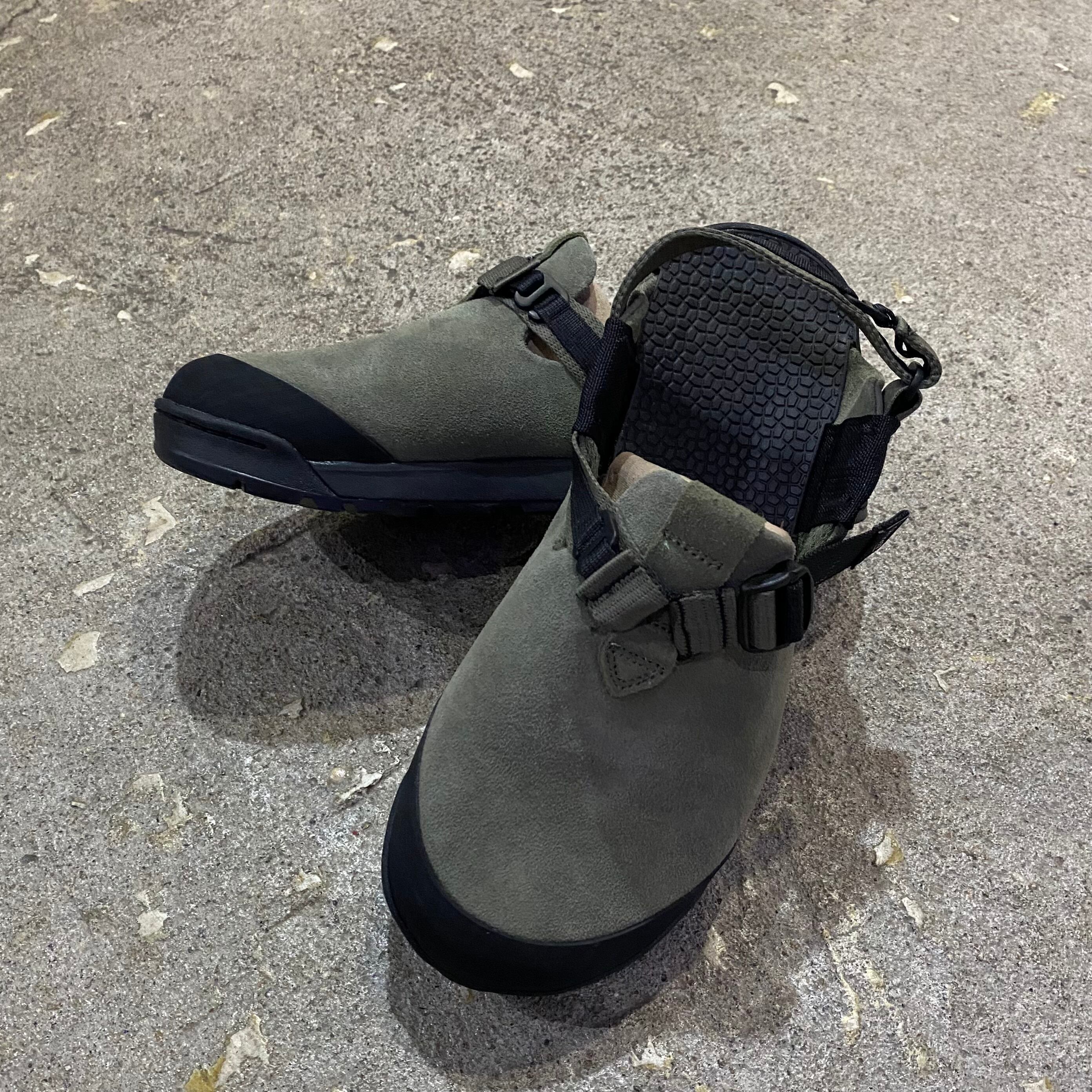 NEW!! BEDROCK SANDALS "Mountain Clog Suede leather Sagebrush"【仙台店】