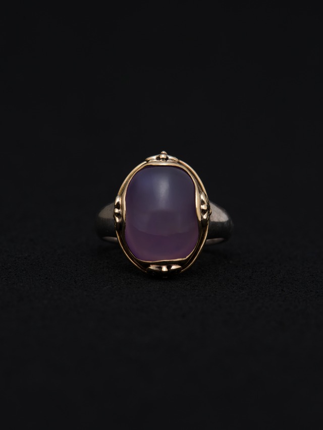 Purple Chalcedony Ring