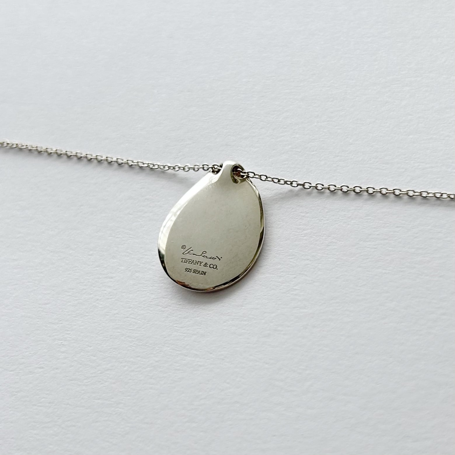 T7121】Tiffany&Co. madonna necklace/silver925/ティファニー