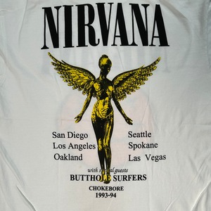 12631 NIRVANA Tシャツ ロックTシャツ バンドT 両面 L