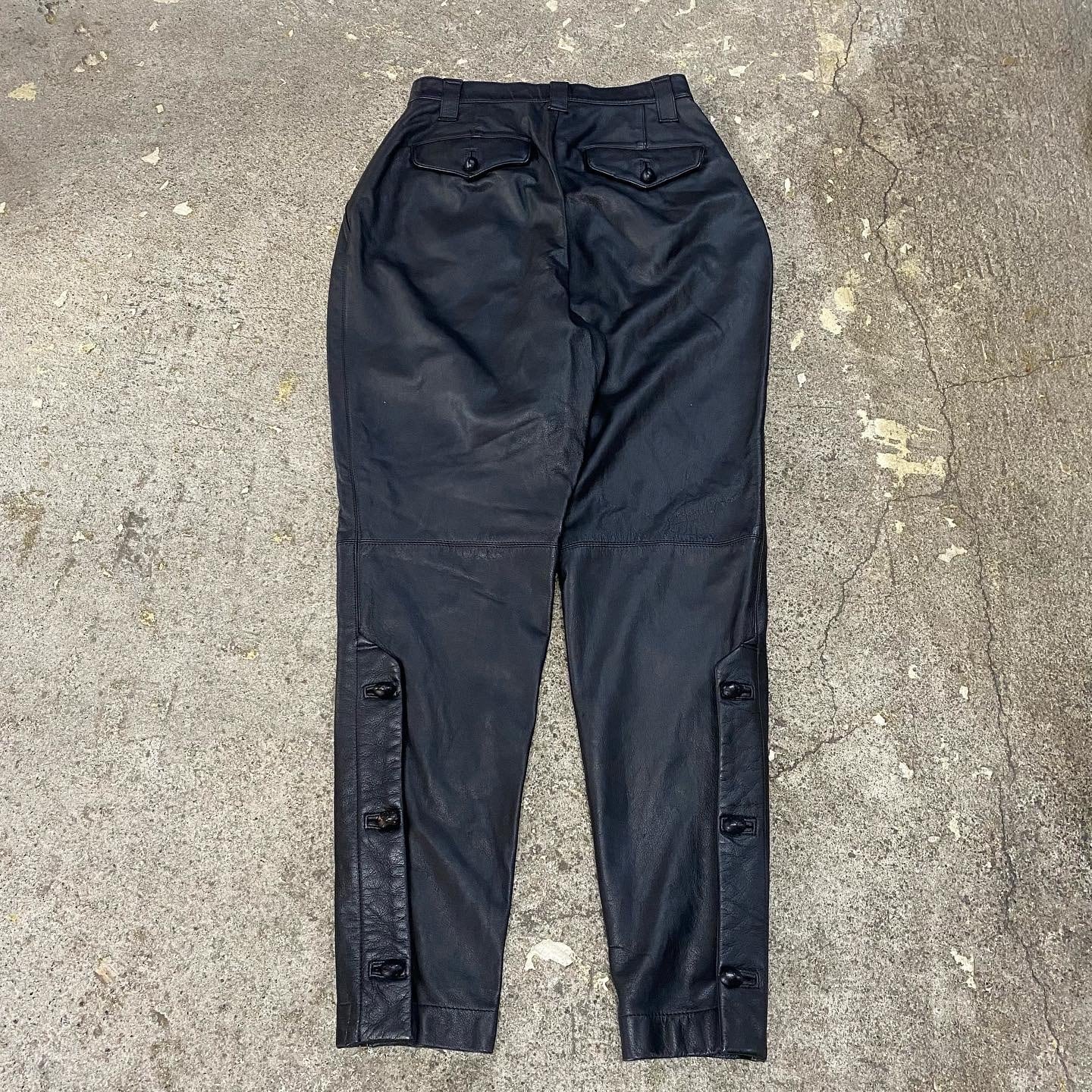 vintage issey miyake zip design pants