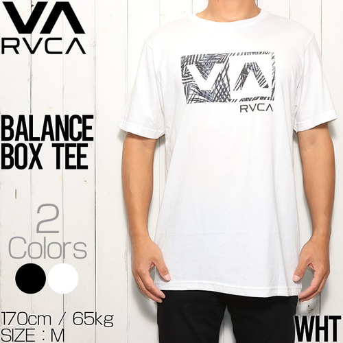 半袖Tシャツ RVCA ルーカ BALANCE BOX S/S TEE AVYZT00788BLKL