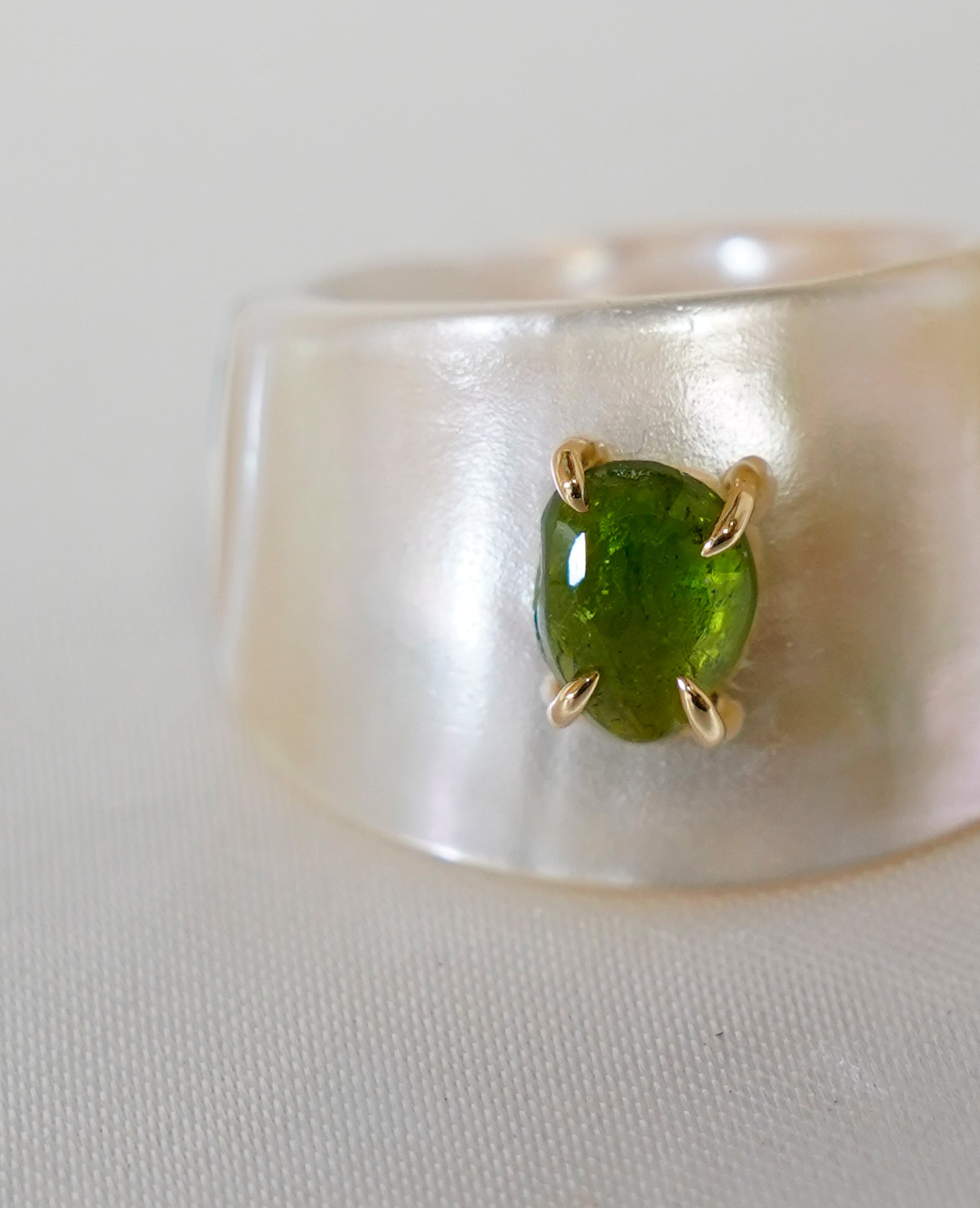 グリーントルマリンリング（指輪） ｜ RX00797 – 大阪心斎橋 宝寿堂