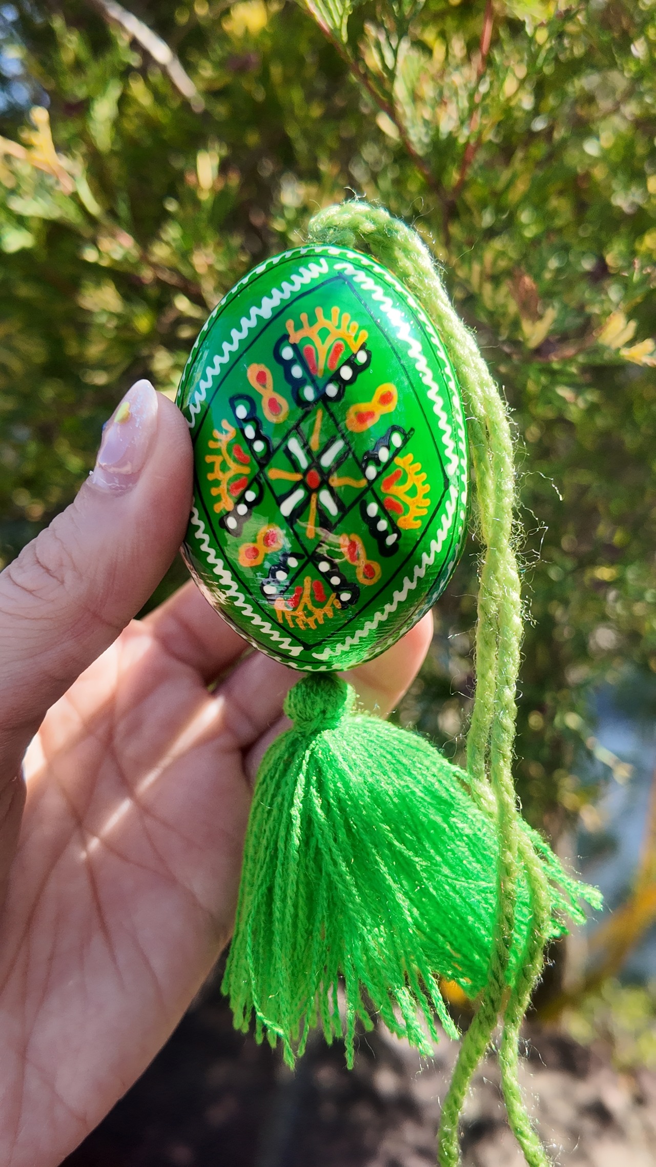 装飾用木製プィサンカ現代的なフツル様式（イースターエッグ）　 - 7