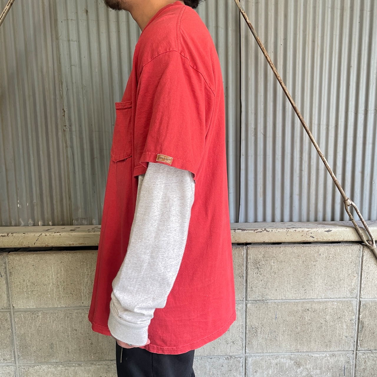 Carhartt カーハート 袖ワンポイント ポケットTシャツ メンズXL相当 