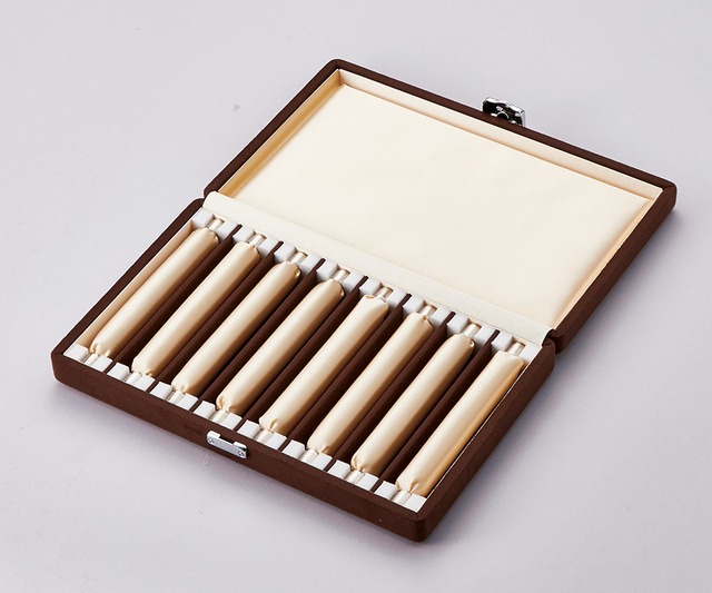 リング棒８本付き 収納ケース 仕切り有り　リングストックケース   ストックケースシリーズ　AR-538