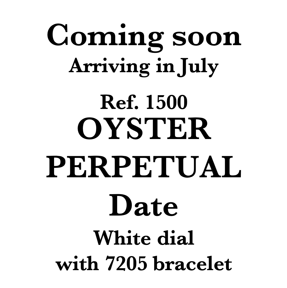 Rolex Oyster Perpetual Date 1500 (1******) White Dial