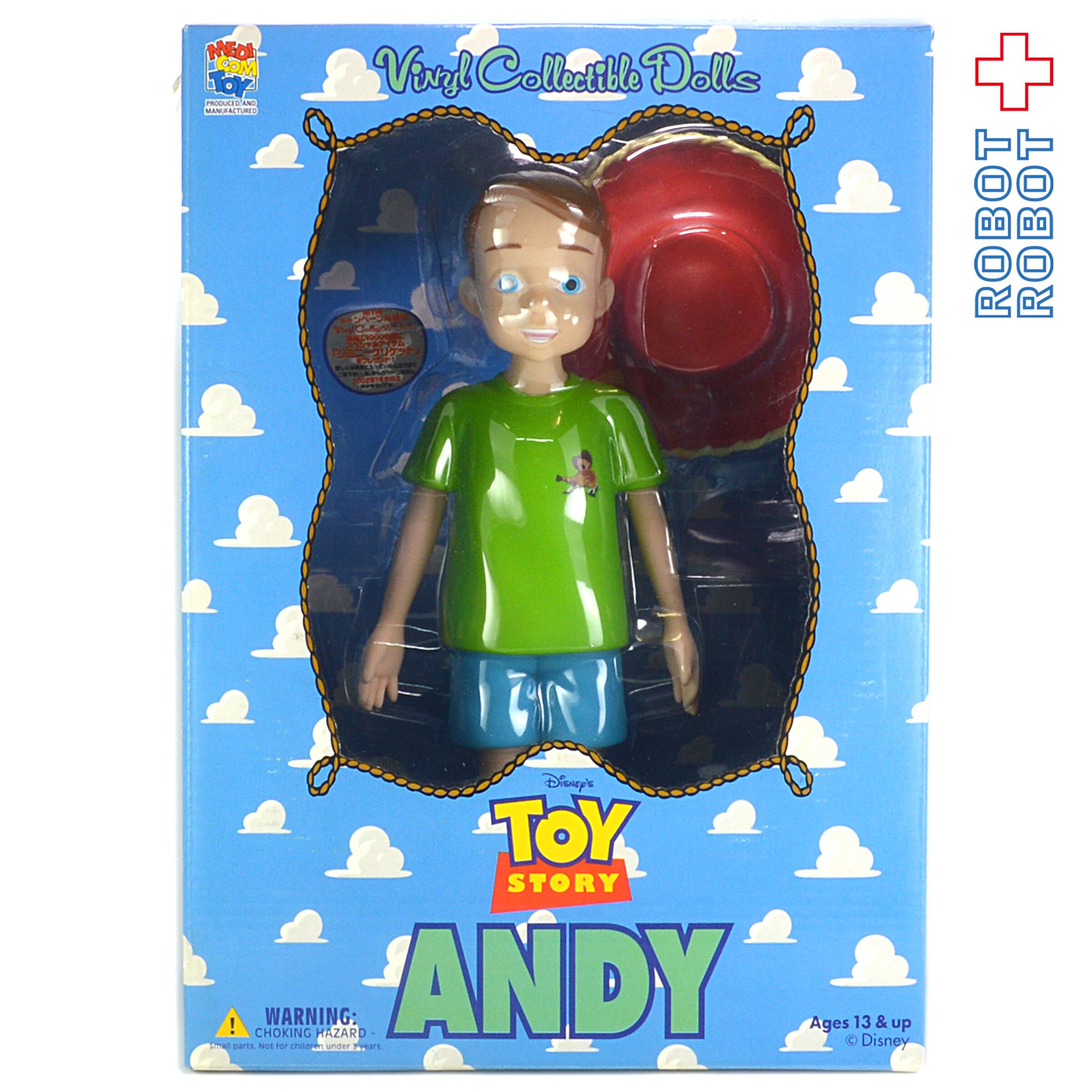 美品 アンディ ANDY メディコムトイ フィギュア トイストーリー ディズニー