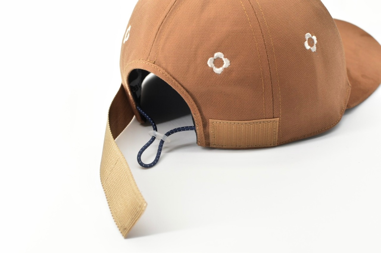 Flower 刺繍　6pael CAP