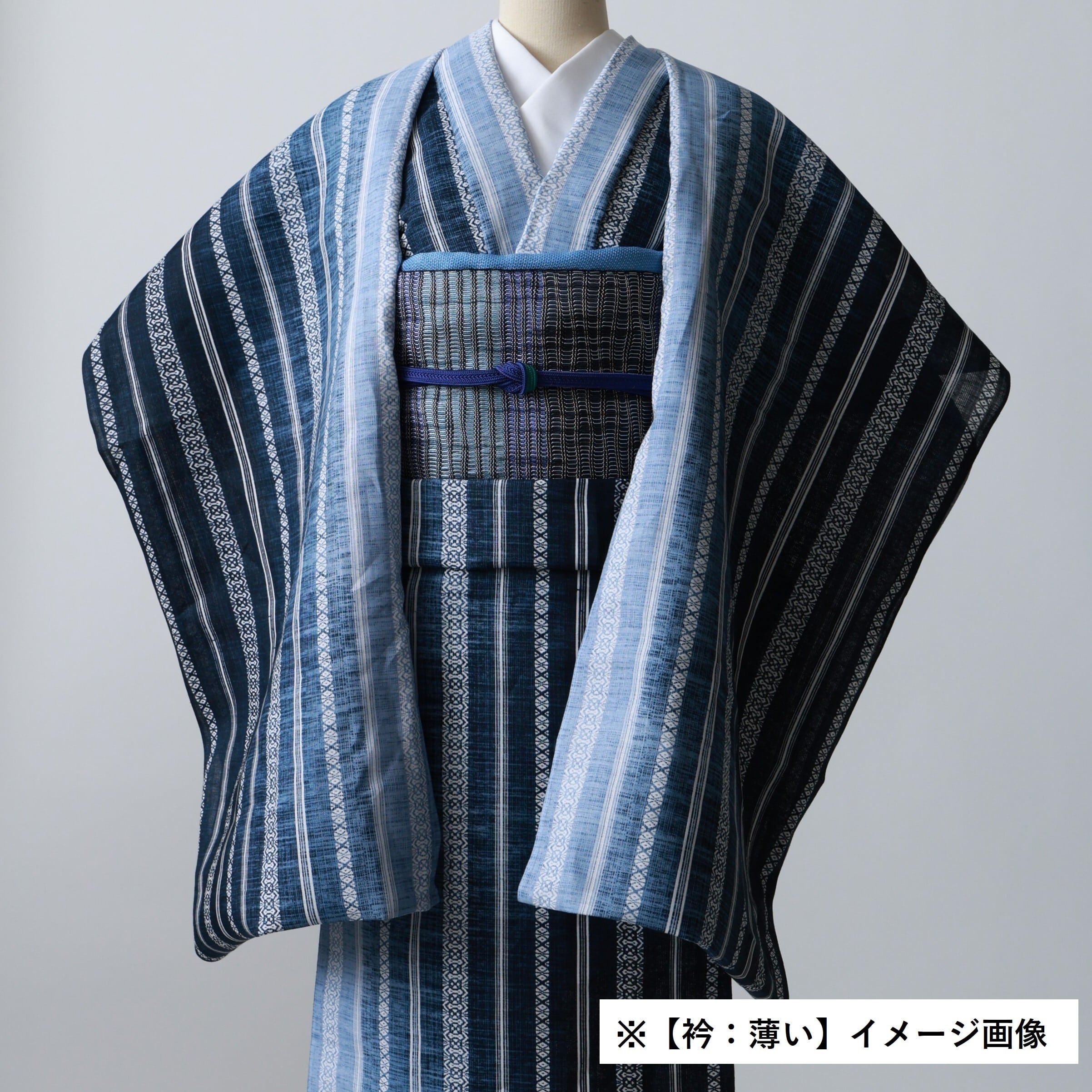 OKANOオリジナル夏きもの「献上涼（すずし）」 ～藍色～ | OKANO博多