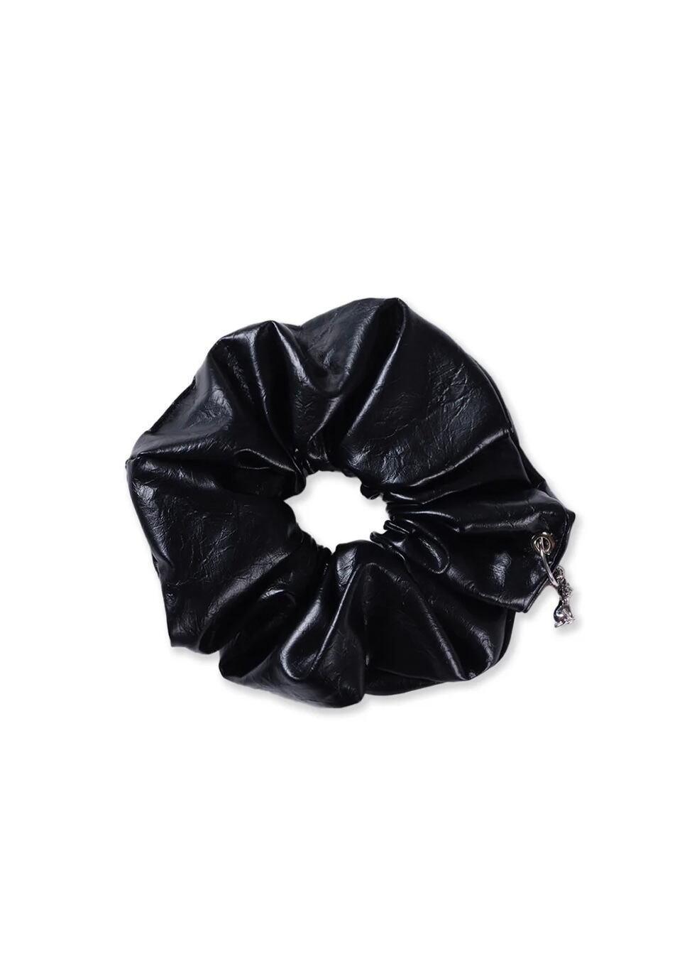 heyep ヘイップ Silk Beaded Fringe Scrunchie（Black）hp02525 | Pay ID