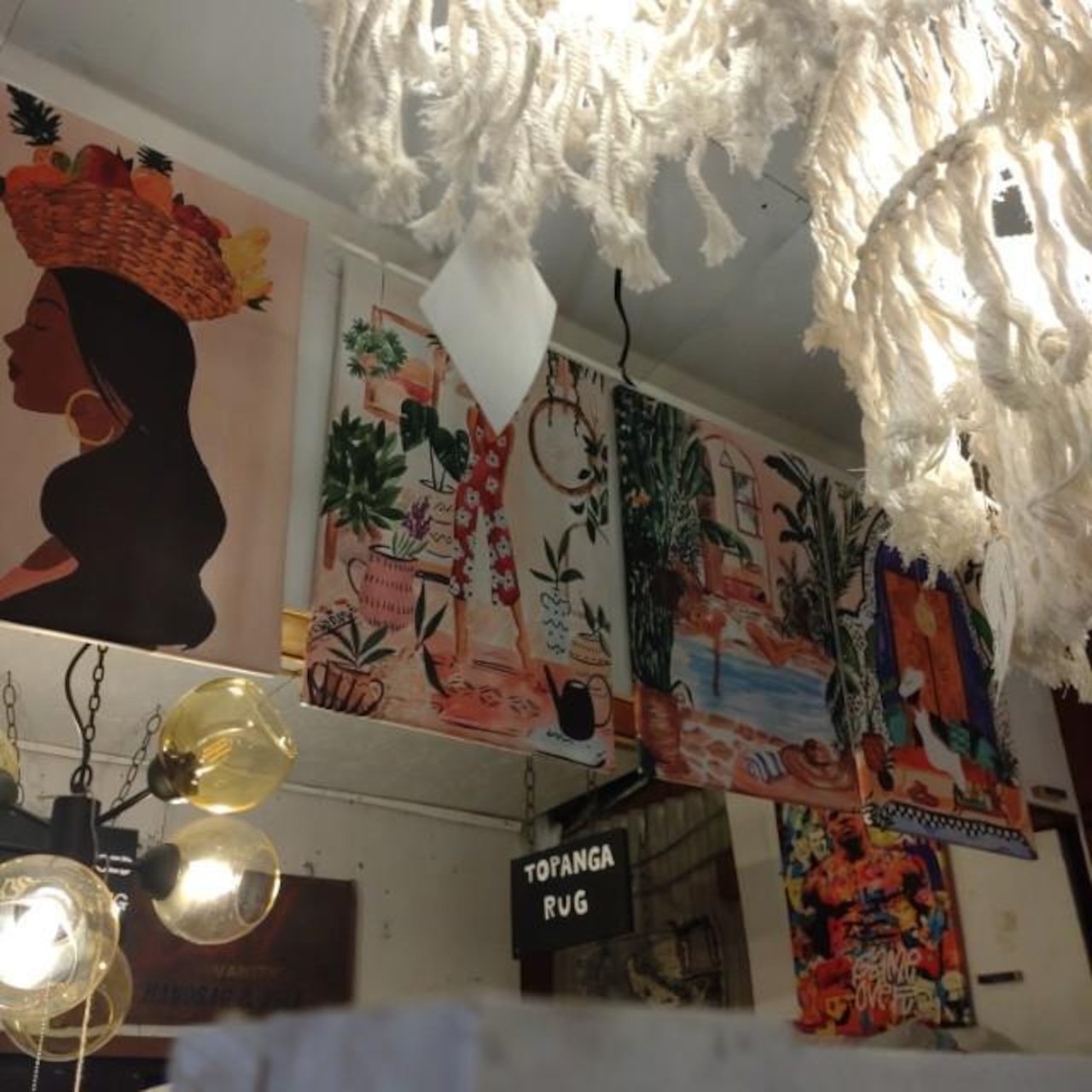 TOPANGA Zakka アートポスター　Relaxing　woman　インテリア　壁掛け　置き型　空間演出　アート　　