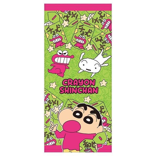 【ロット販売】【5入】クレヨンしんちゃんプリントフェイスタオル チョコビ(4030926)
